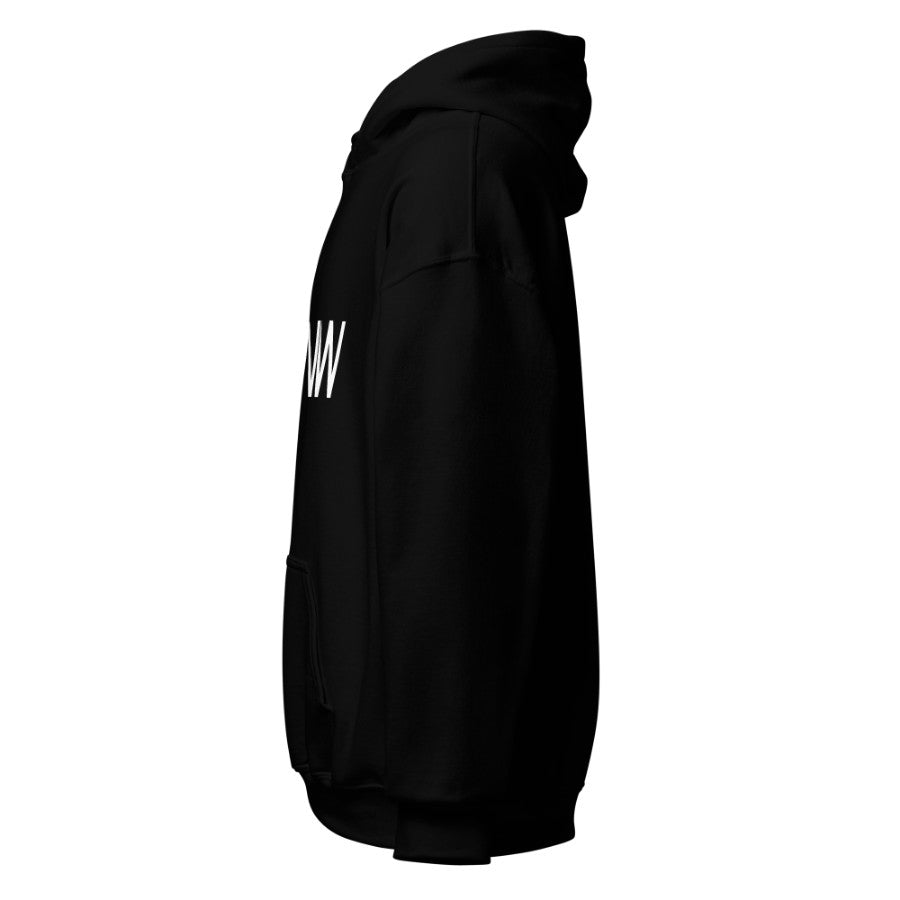 Heavyweight Hoodie — Black — Full chest