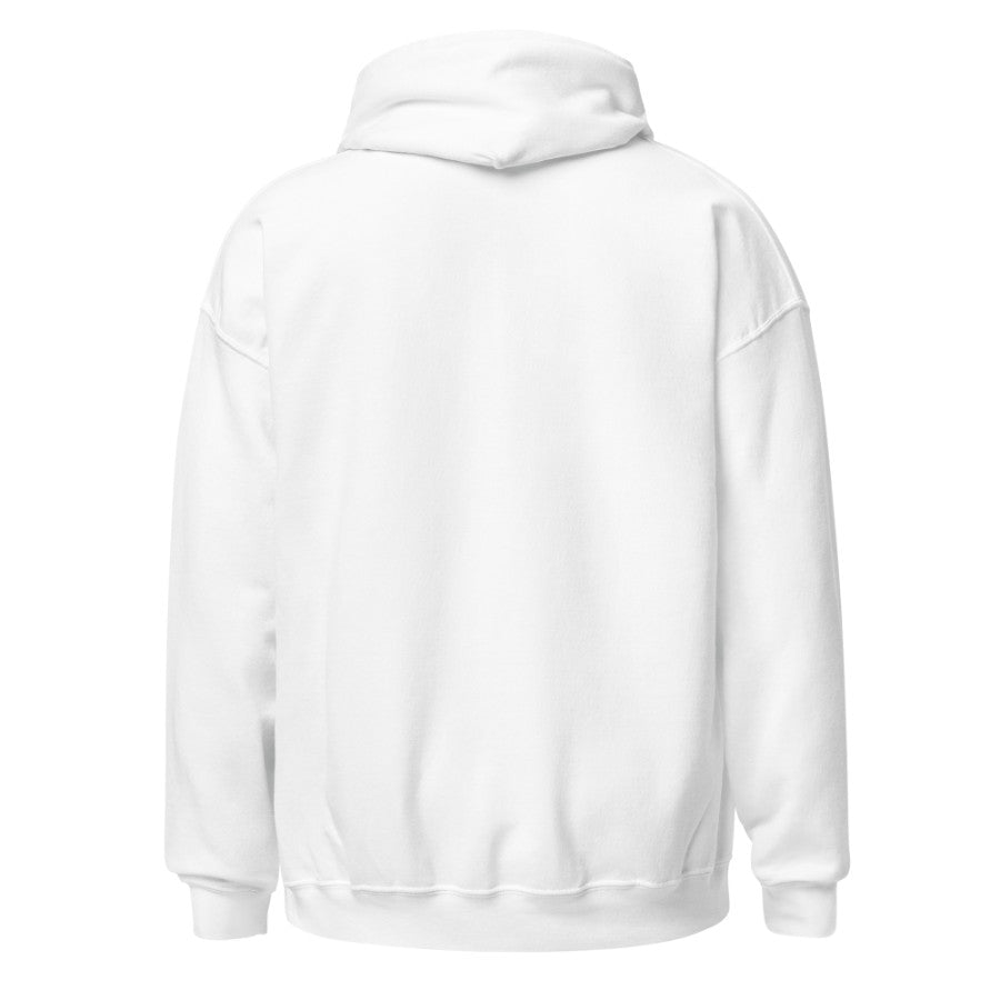 Heavyweight Hoodie — White — Full chest