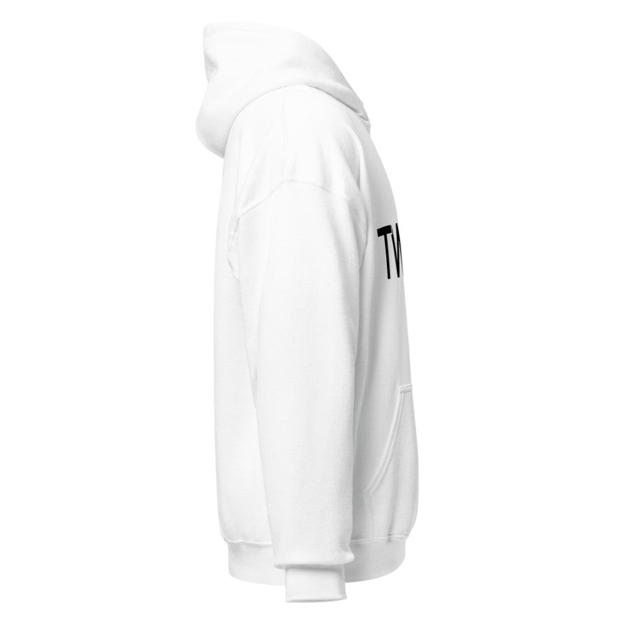 Heavyweight Hoodie — White — Full chest