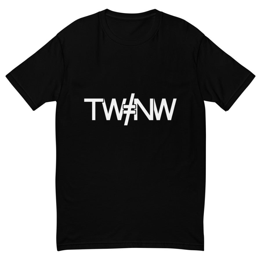Fitted Tee — Black — Full chest