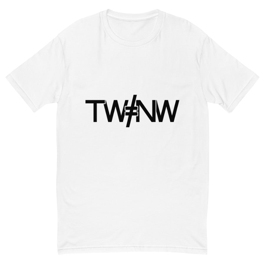 Fitted Tee — White — Full chest