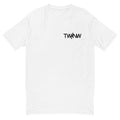 Fitted Tee — White — Pocket