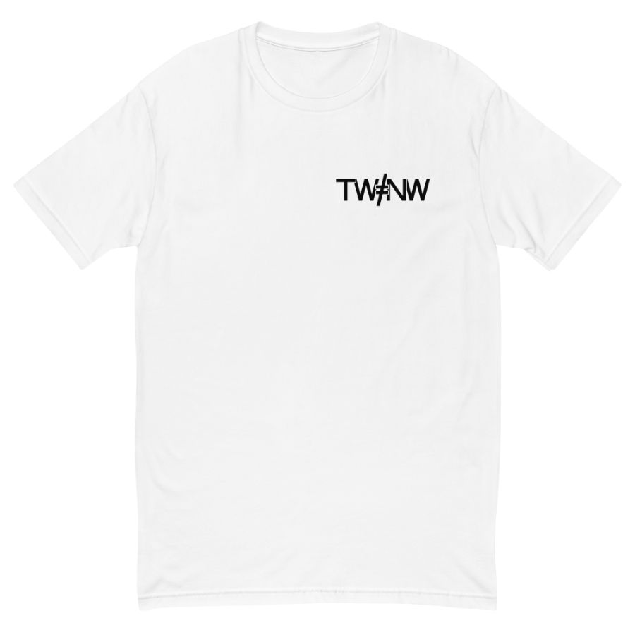 Fitted Tee — White — Pocket