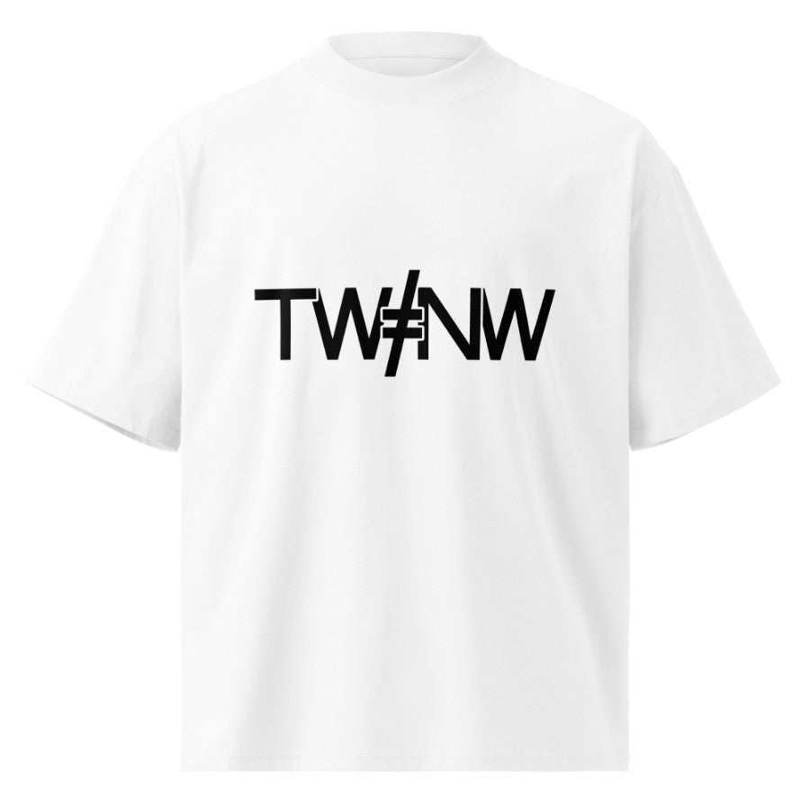 Statement Tee — White — Full chest