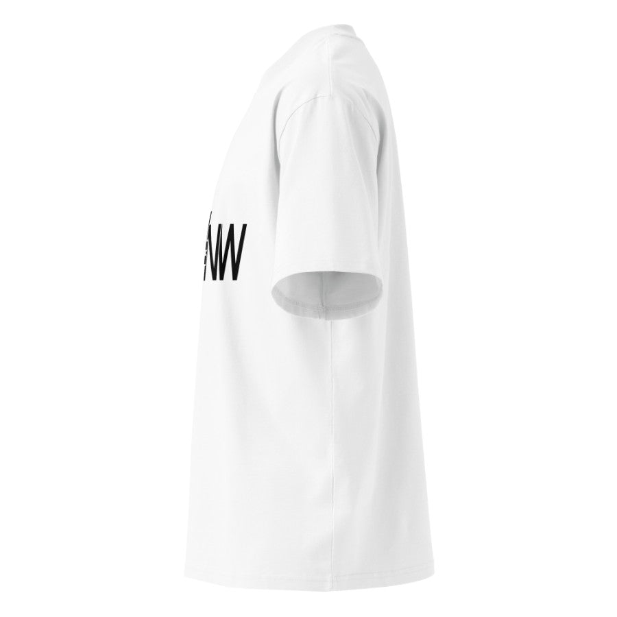 Statement Tee — White — Full chest