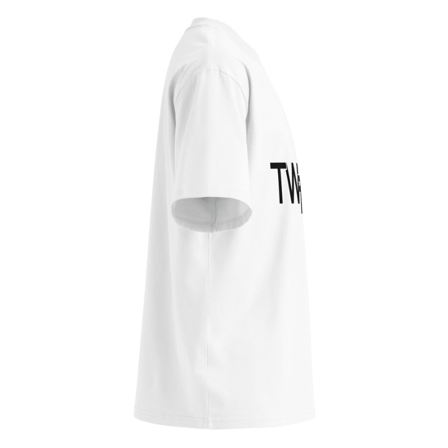 Statement Tee — White — Full chest