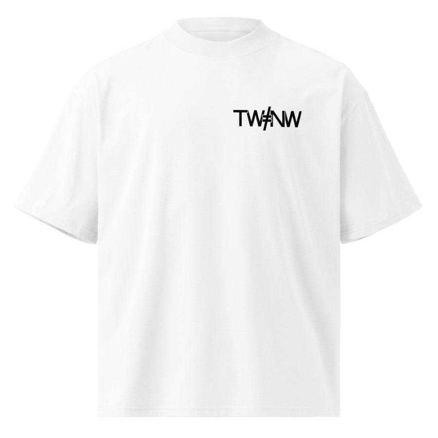 Statement Tee — White — Pocket