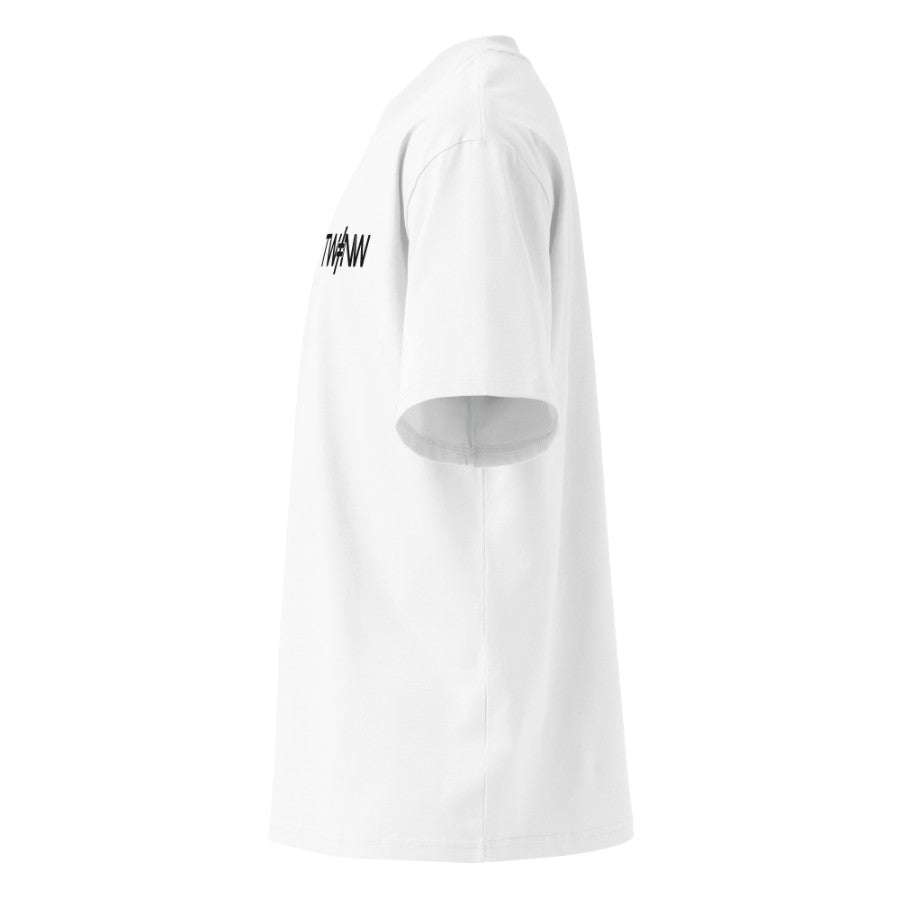 Statement Tee — White — Pocket